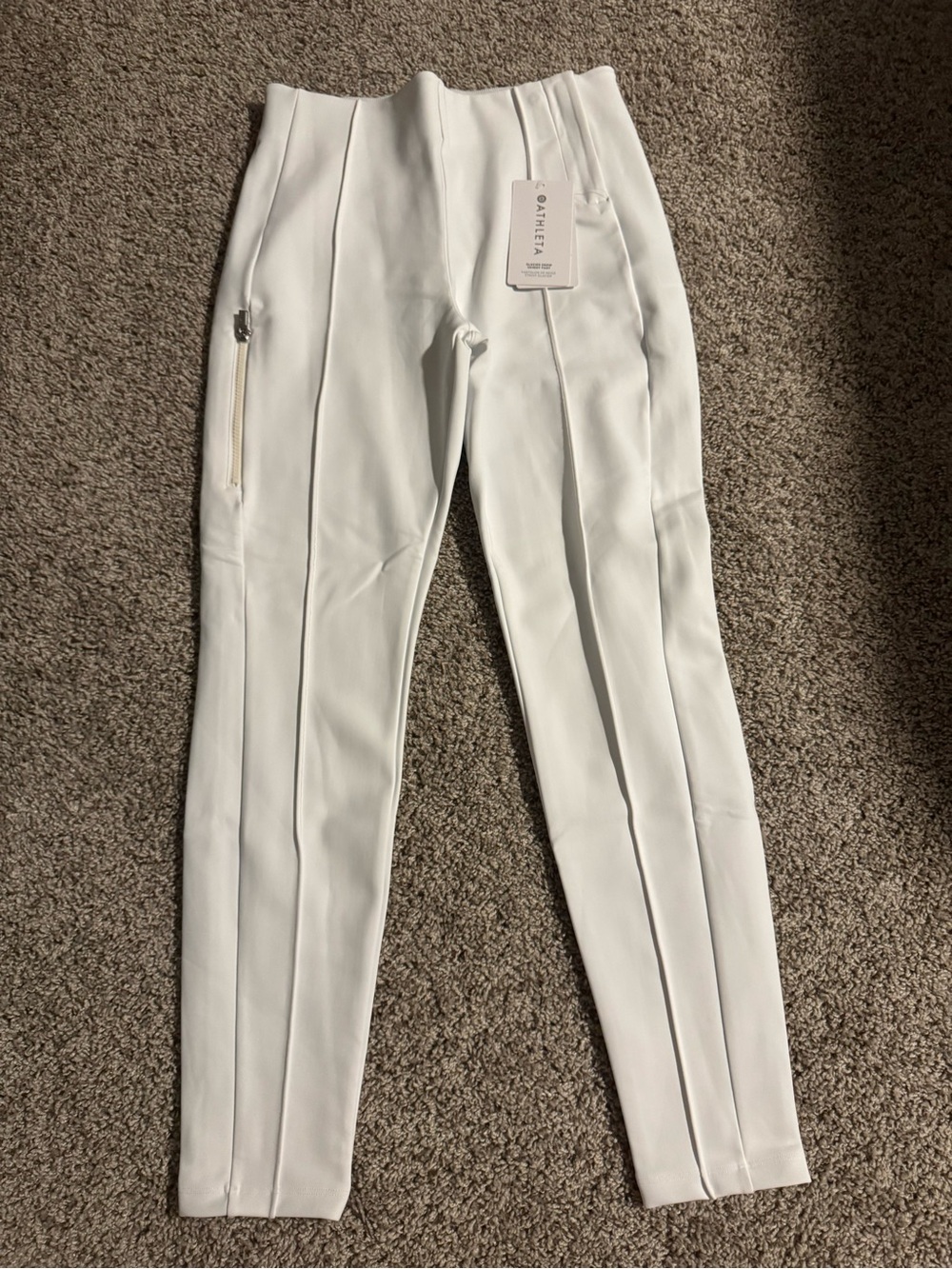 Aritzia White Tailored Skinny Pant